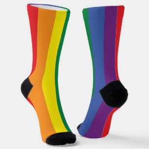 Chaussette Gay pride arc-en-ciel coloré LGBT