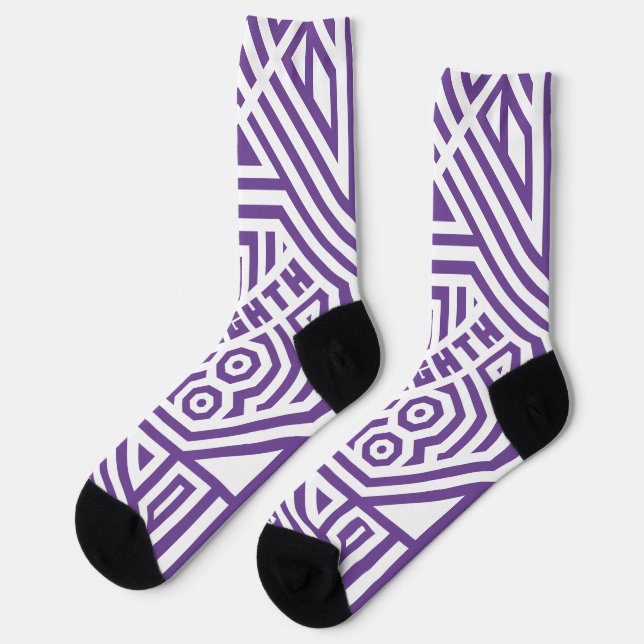 Chaussette Geometric pattern LOGO  ONEIGHTH TOKYO Original (Gauche)