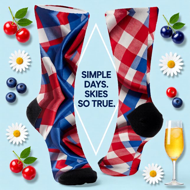 Chaussette Gingham et Gloire (Créateur téléchargé)