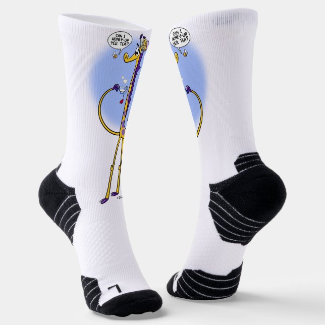 Chaussette GIRAFFE & HONEYBEE TEA par Jeff Willis (Angulaire)