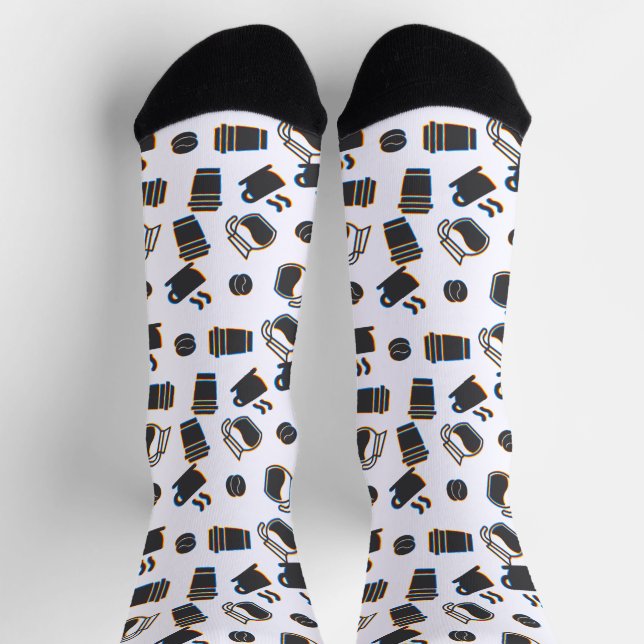 Chaussette Glitch café (Haut)