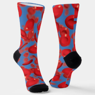 Chaussette Globules Rouges Cool Moderne