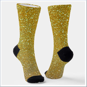 Chaussette Gold Parties scintillant Festive