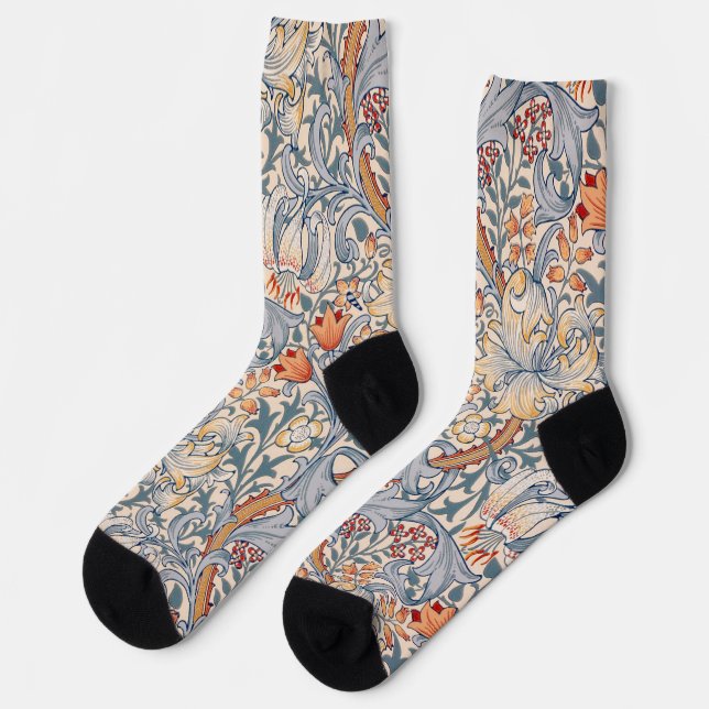Chaussette Golden Lily, William Morris (Gauche)