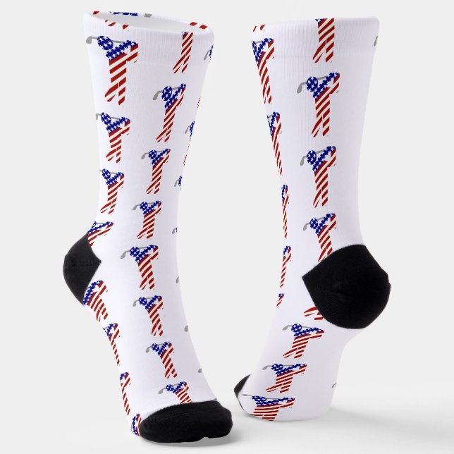 CHAUSSETTE GOLF POUR HOMMES PATRIOTES ÉTATS-UNIS (Angulaire)