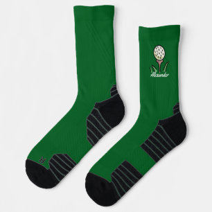 Chaussette Golfeur balles de golf surdimensionnées Tés or per