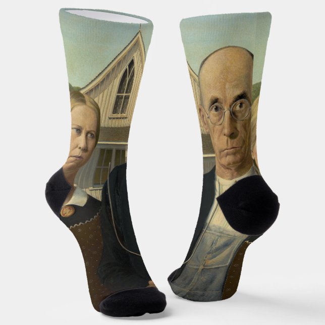 Chaussette Gothic américain de Wood (Angulaire)
