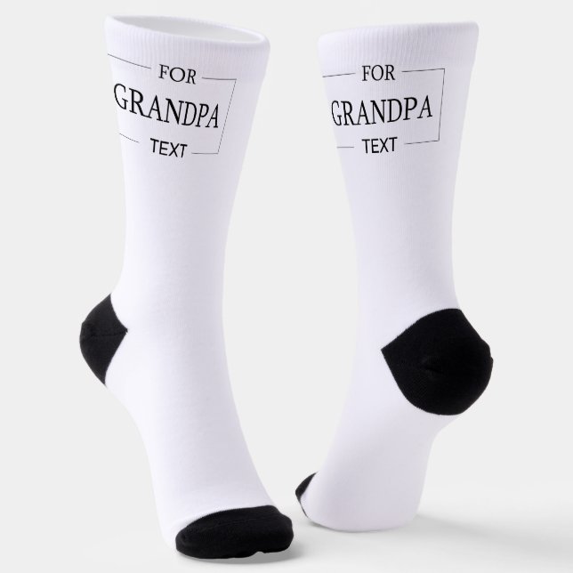 Chaussette Grand-père grand-père Anniversaire cadeau personna (Angulaire)