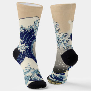 Chaussette Grande vague Kanagawa peinture japonaise