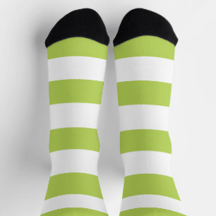 Chaussette Grandes Tailles Vertes, Grandes Tailles Blanches,