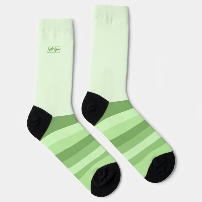 Chaussette Green Serenity Secret Stripes Wild (Droite)