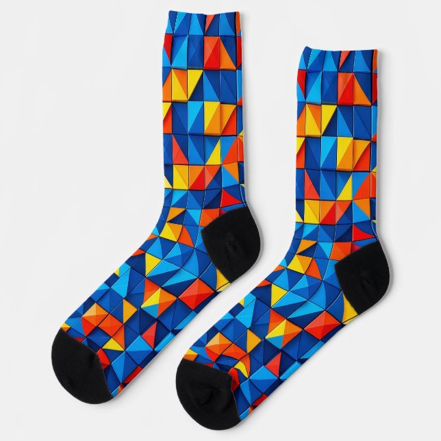 Chaussette Grid Fragments (Gauche)