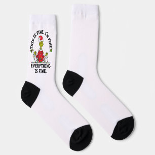 Chaussette Grinch Tout va bien