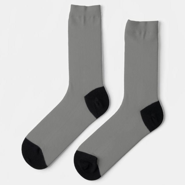 Chaussette Gris de cuisse (couleur solide) (Gauche)