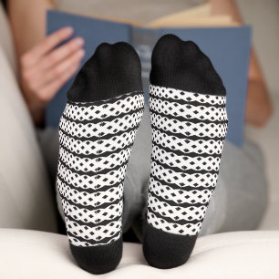 Chaussette Gros plan d'un chat blanc et orange moelleux