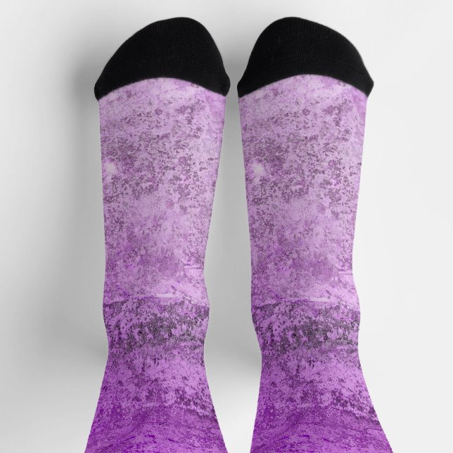 Chaussette Grunge texture de béton (Haut)