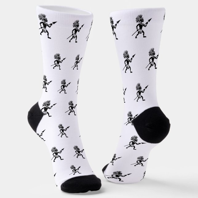 Chaussette Guerrier Silhouette (Angulaire)