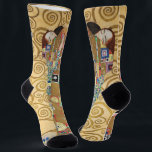 Chaussette Gustav Klimt - Réalisation, Stoclet Frieze<br><div class="desc">L'Arbre de Vie,  La Frieze Stoclet,  Amateurs de réalisation - Gustav Klimt,  Carton,  1909</div>