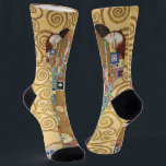 Chaussette Gustav Klimt - Réalisation, Stoclet Frieze<br><div class="desc">L'Arbre de Vie, La Frieze Stoclet, Amateurs de réalisation - Gustav Klimt, Carton, 1909</div>