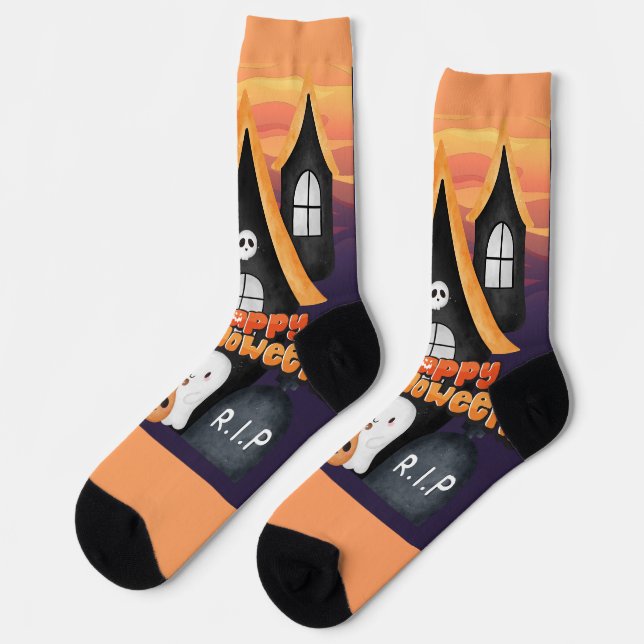 Chaussette halloween (Gauche)