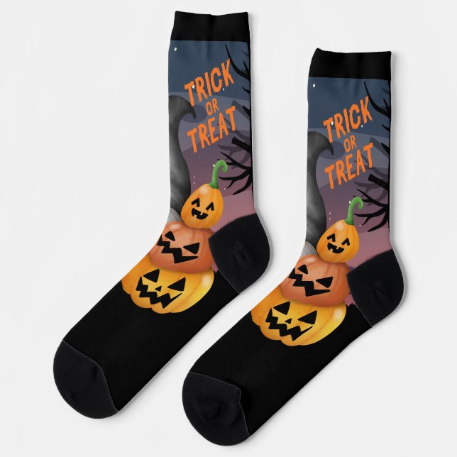 Chaussette halloween (Gauche)