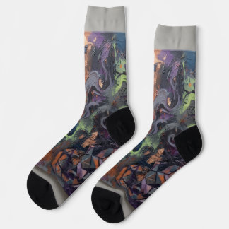 Chaussette Halloween Abstrait