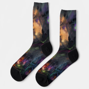 Chaussette Halloween Abstrait