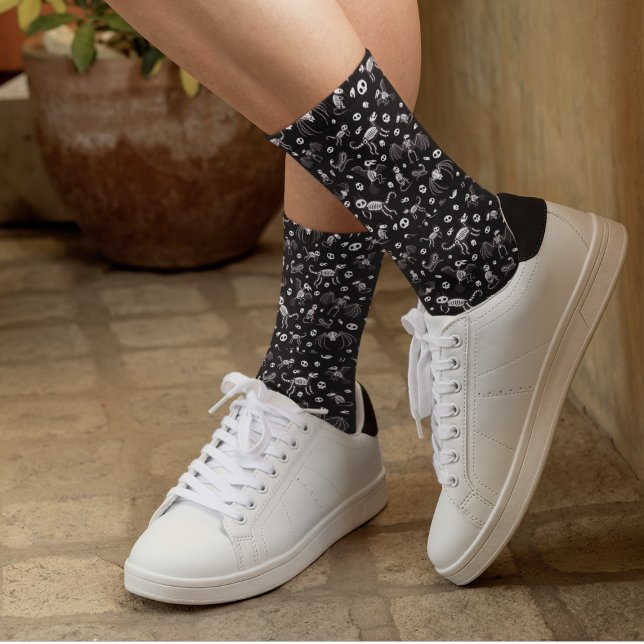 Chaussette Halloween Bats d'animaux Chiens Chats Araignées Sk (Créateur téléchargé)