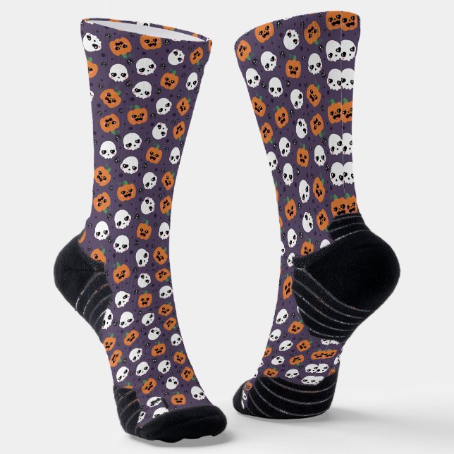 Chaussette Halloween Kawaii Motif (Angulaire)