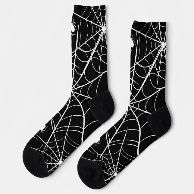 Chaussette Halloween Spider Web (Gauche)