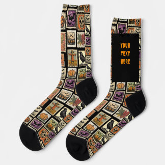 Chaussette Halloween Spooky Feet Personalizable Crew Socks