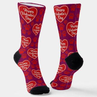 Chaussette Happy Valentine’s Day Cat Lover Socks