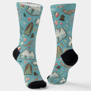 Chaussette HARRY POTTER™ HOGWARTS™ Motif de cookies de Noël
