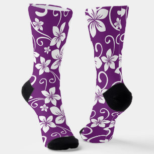 Chaussette Hawaii BLEU (PRUNE)