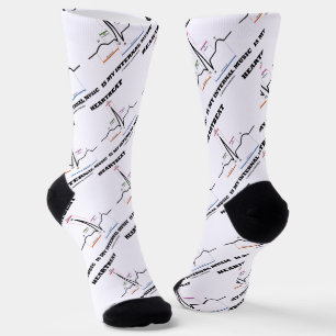 Chaussette Heartbeat Est Ma Musique Interne EKG Sinus Rhythm