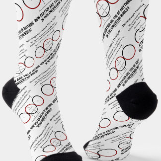 Chaussette Heisenberg, l'incertitude Humour de physique du pr
