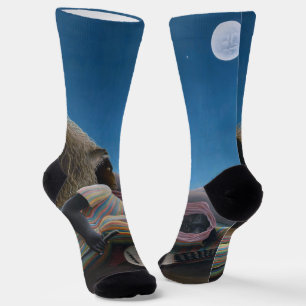 Chaussette Henri Rousseau - Les Tziganes qui dorment