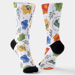 Chaussette Hérbologie magique HOGWARTS™ Maisons Motif