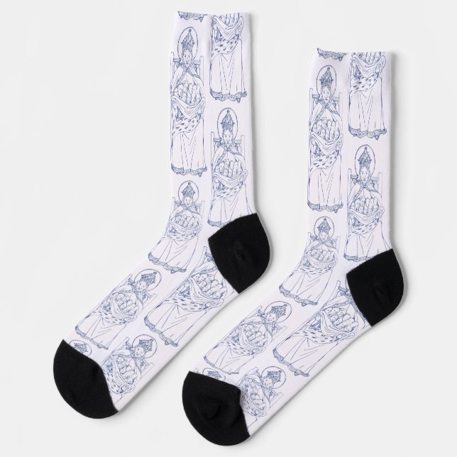 Chaussette Hermite irlandaise de Saint Brychan Brycheiniog (Gauche)