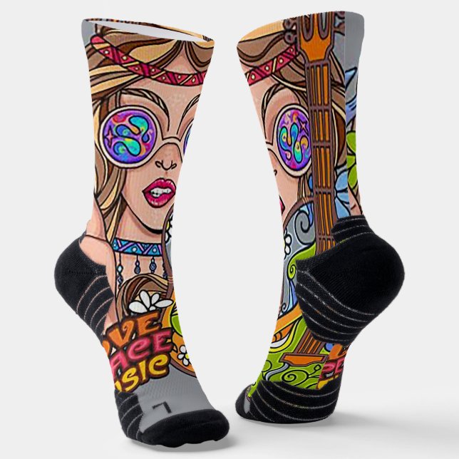 Chaussette Hippy Athletic Crew Sock (Angulaire)