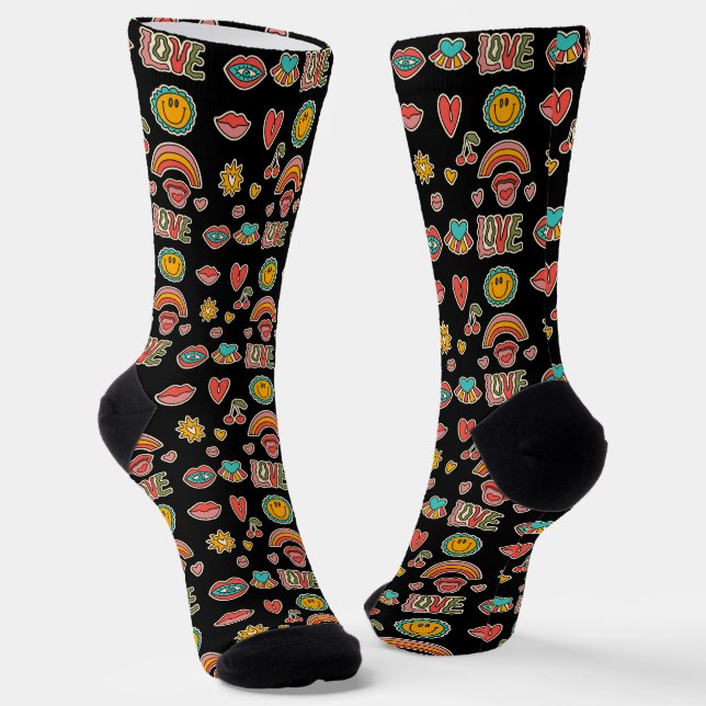 Chaussette Hippy Love (Angulaire)