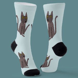 Chaussette Humour drôle de chat
