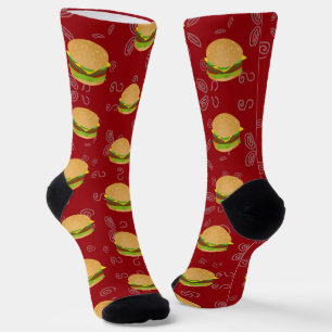 Chaussette I Love Cheeseburgers