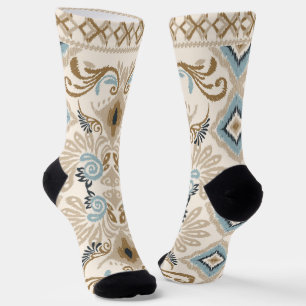 Chaussette Ikat Chevron Paisley