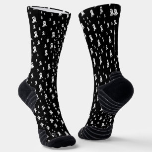 Chaussette Illustration de fantôme gothique effrayant