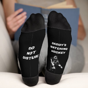 Chaussette Illustration de hockey sur glace et chaussettes te