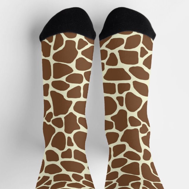 Chaussette Impression de girafe (Haut)