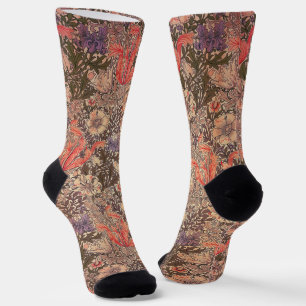 Chaussette Impression florale vintage gracieuse