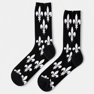 Chaussette Impression héraldique médiévale de France Art mono
