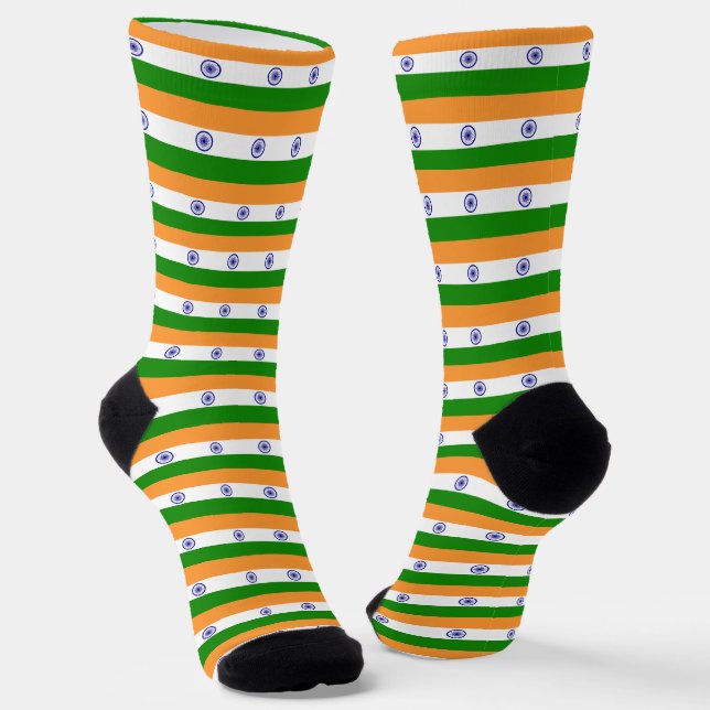 Chaussette India Chaussettes, mode patriotique indienne drape (Angulaire)